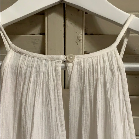 Lucky Brand White Sundress With Orange Detailing EUC - Picture 6 of 8